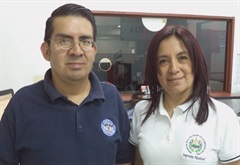 René Rodríguez y Fany Pérez